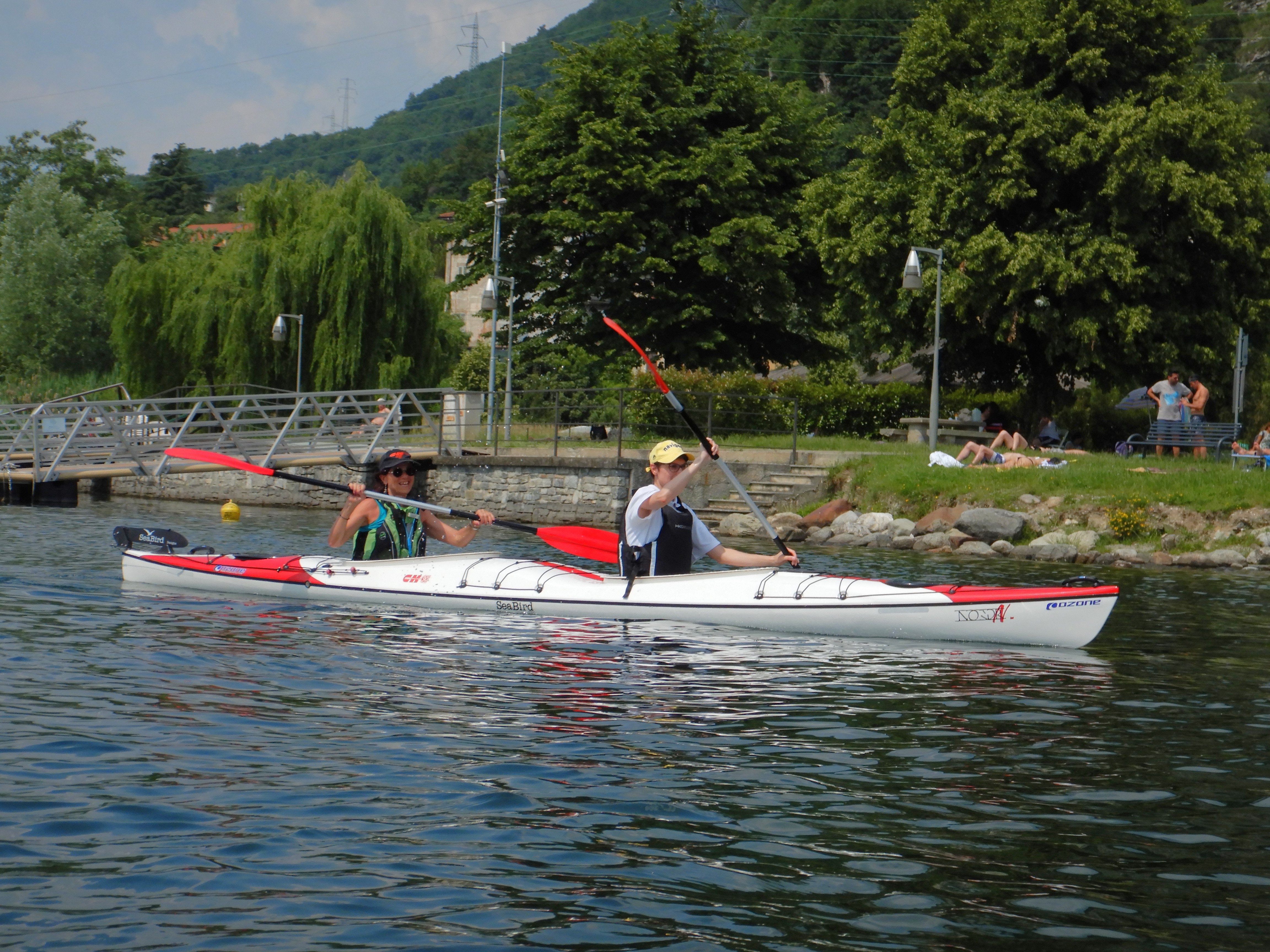 In Kayak a Vercurago